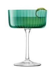 LSA International Jade Gems Assorted Set of 230ml Champagne Cocktail Glasses - Image 4 of 6
