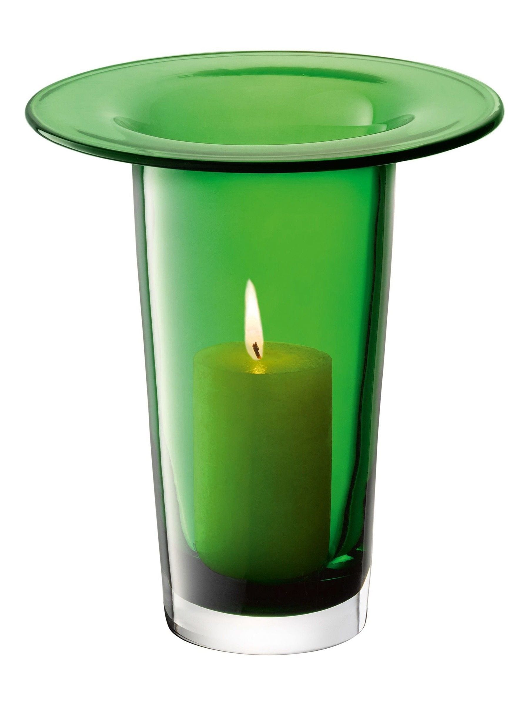 ADERIA CRYSTAL 花器 L R-792 Buy LSA International Fern Green Victoria Lantern Vase H26cm from