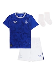 Castore Blue Everton Home Baby Kit 2024-25 with Coleman 23 Printing - Image 2 of 3