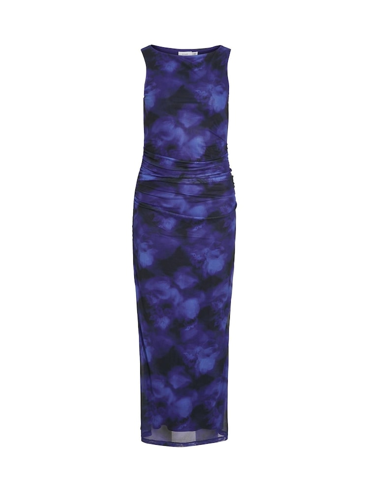 VILA Printed Mesh Midaxi Dress - Изображение 2 из 3