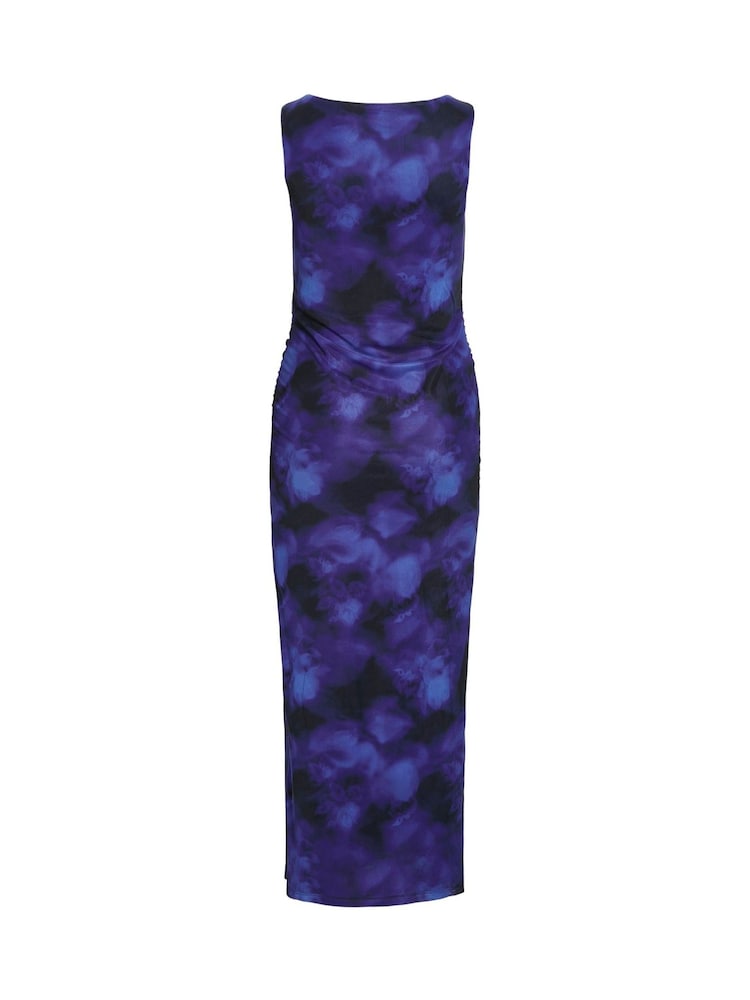 VILA Printed Mesh Midaxi Dress - Изображение 3 из 3