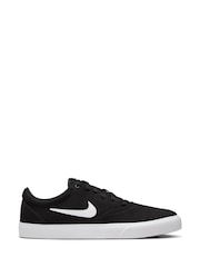 Nike Black Charge Canvas Low Trainers - Image 1 of 8