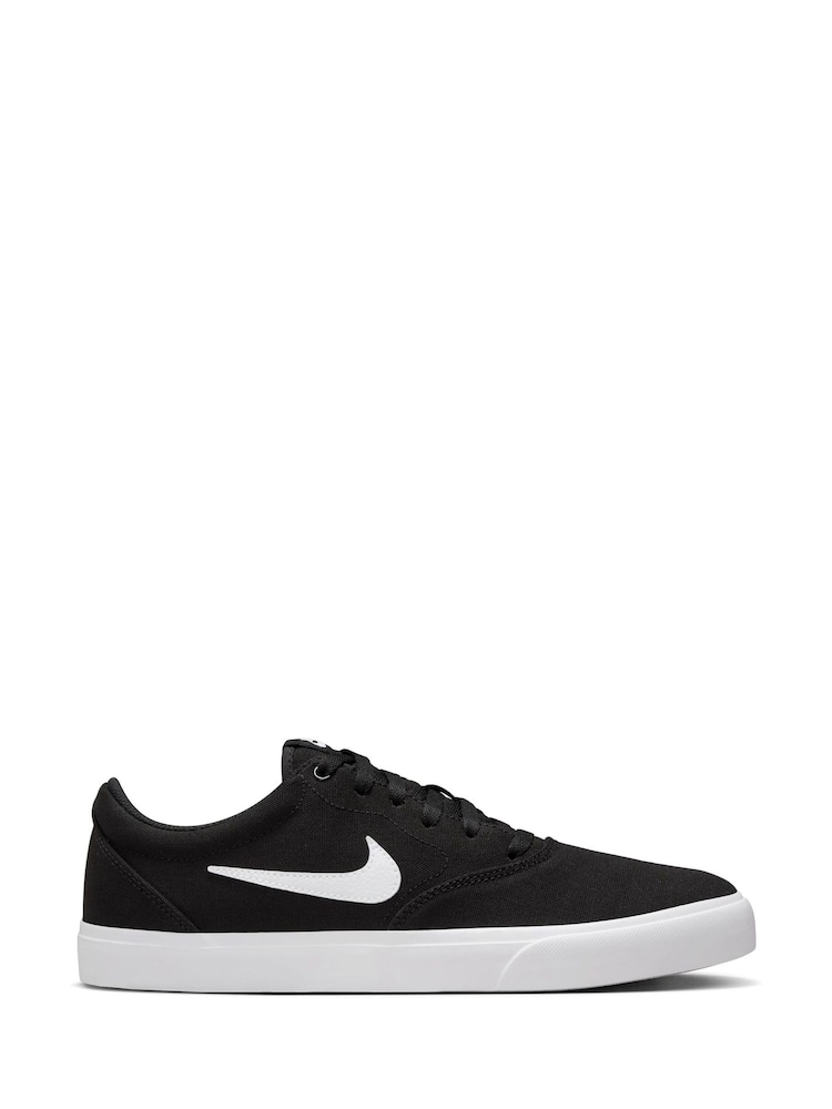 Nike Black Charge Canvas Low Trainers - Image 1 of 8