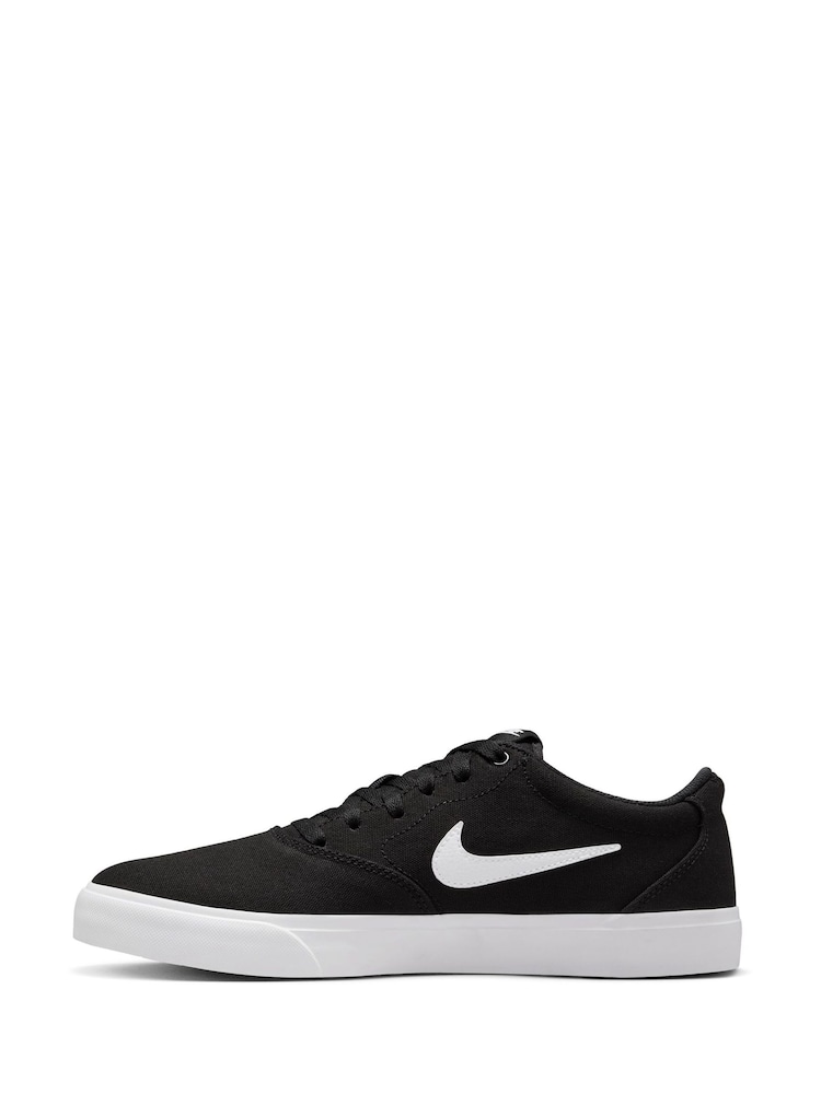 Nike Black Charge Canvas Low Trainers - Image 2 of 8