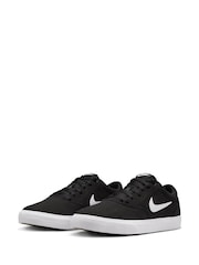 Nike Black Charge Canvas Low Trainers - Image 3 of 8