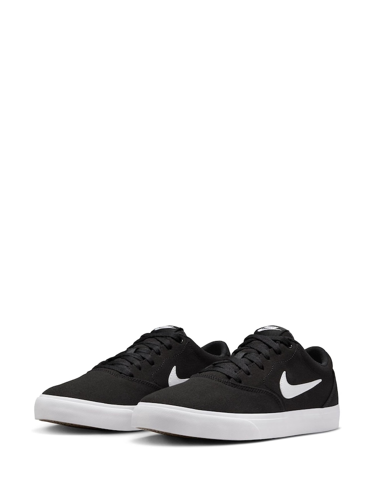 Nike Black Charge Canvas Low Trainers - Image 3 of 8