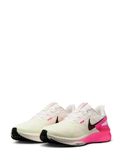Nike White Structure 25 Road Running Trainers - Image 5 of 11