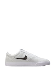 Nike White Charge Canvas Low Trainers - Image 1 of 8
