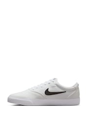 Nike White Charge Canvas Low Trainers - Image 2 of 8