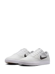 Nike White Charge Canvas Low Trainers - Image 3 of 8