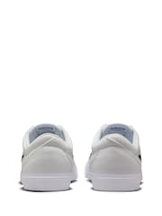 Nike White Charge Canvas Low Trainers - Image 4 of 8