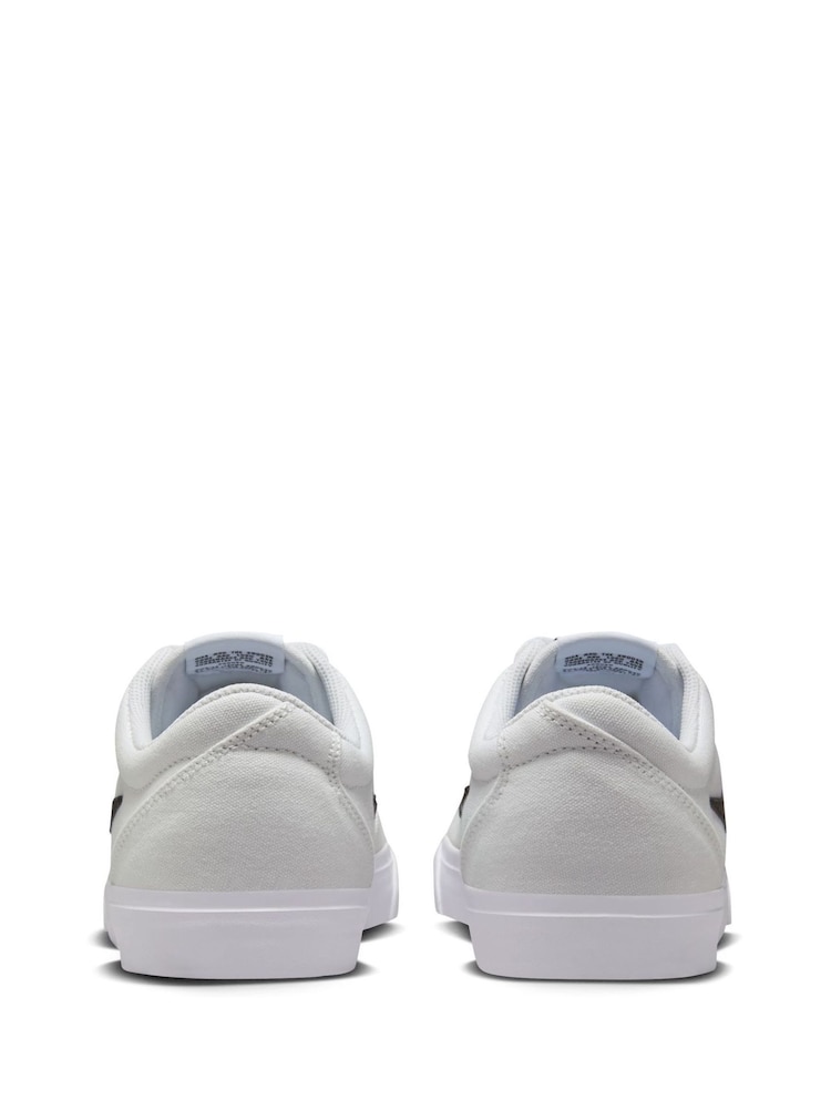 Nike White Charge Canvas Low Trainers - Image 4 of 8