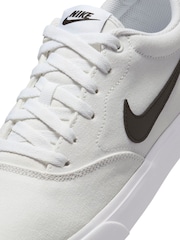 Nike White Charge Canvas Low Trainers - Image 7 of 8