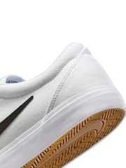 Nike White Charge Canvas Low Trainers - Image 8 of 8