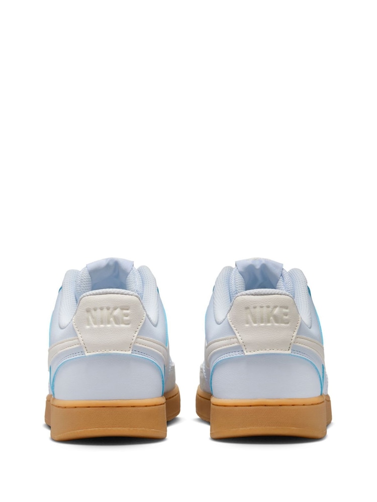 Nike Blue Court Vision Low Trainers - Image 5 of 8