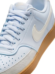 Nike Blue Court Vision Low Trainers - Image 7 of 8