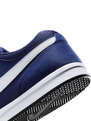 Azul marino y blanco - Nike Fokus Bajo Suede Trainers - Imagen 8 de 8