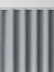 Blue Textured Made to Measure Curtains - Image 8 of 9