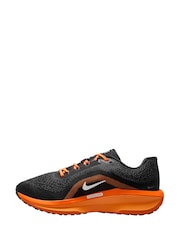 Nike Black Winflo 11 Road Running Trainers - Image 2 of 4