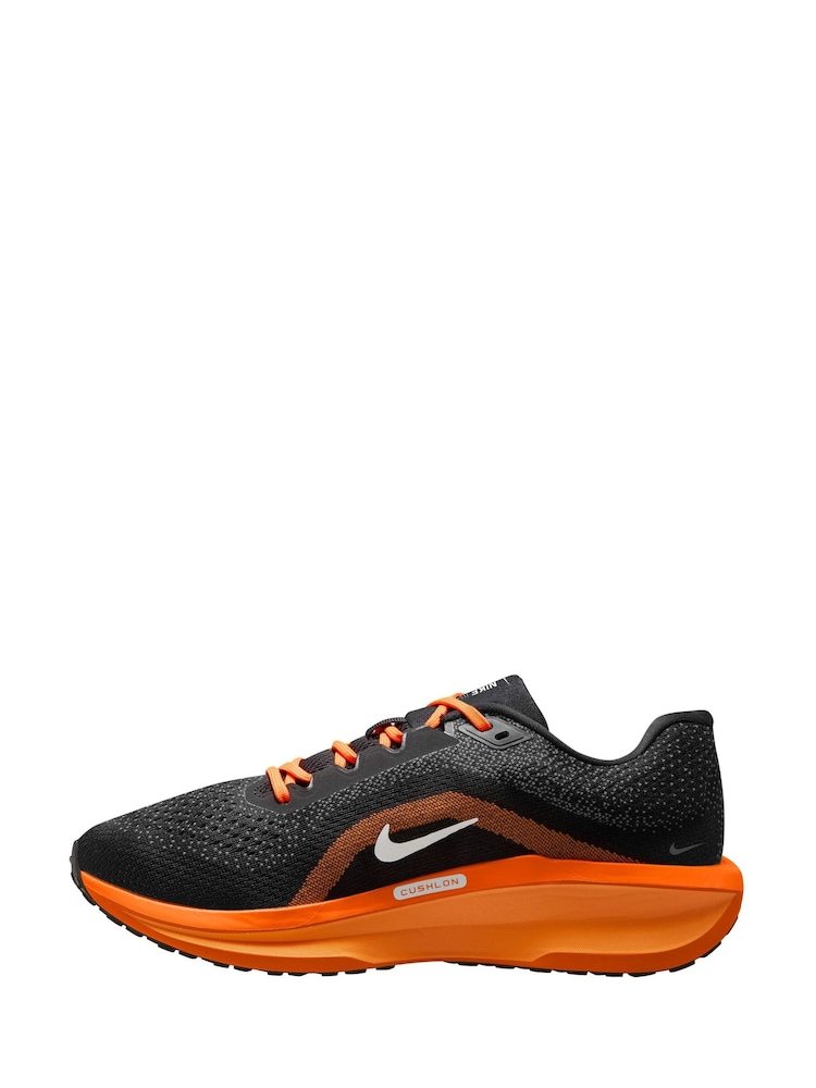 Nike Black Winflo 11 Road Running Trainers - Image 2 of 4