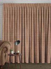 Orange Ashton Chunky Chenille Made to Measure Curtains - Image 2 of 9