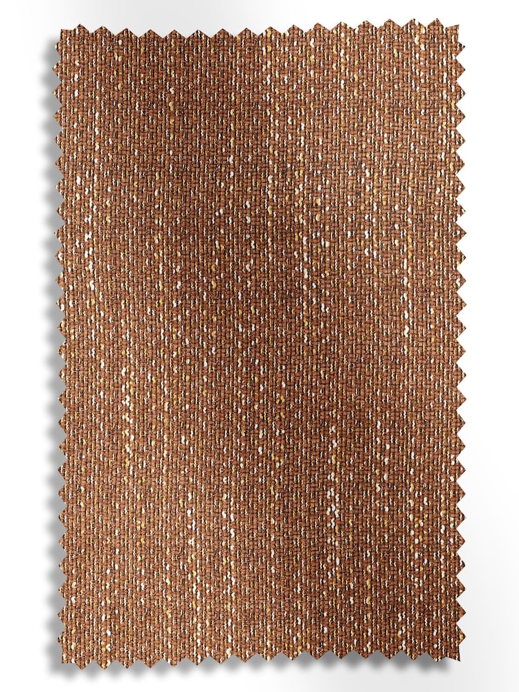 Orange Ashton Chunky Chenille Made to Measure Curtains - Image 9 of 9