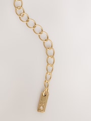 Gold Tone Coin Layer Necklace - Image 6 of 6