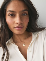 Gold Tone Mama Pendant Necklace - Image 3 of 6