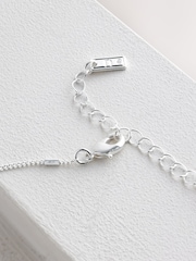 Silver Tone Fan Necklace - Image 3 of 3