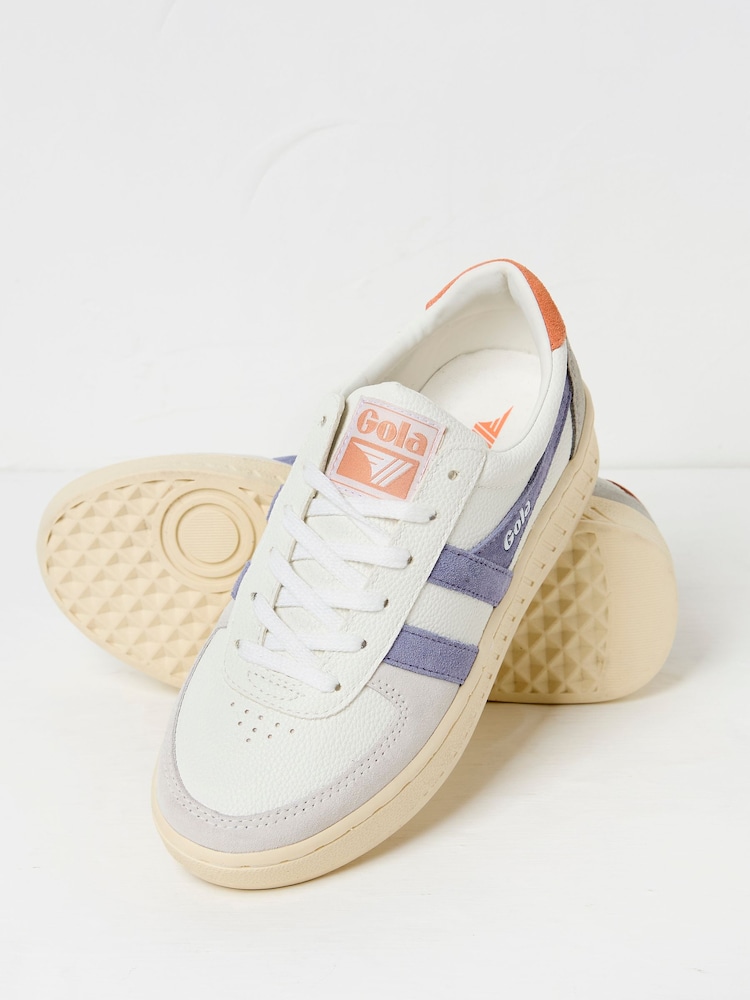 Gola Heather Purple Grandslam Trident Trainers - Image 3 of 3