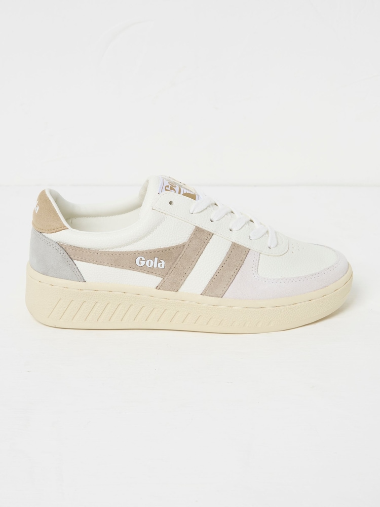 Gola Light Grey Grandslam Trident Trainers - Image 1 of 3