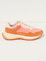HOFF Pink/Orange Paris II Trainers - Image 1 of 3