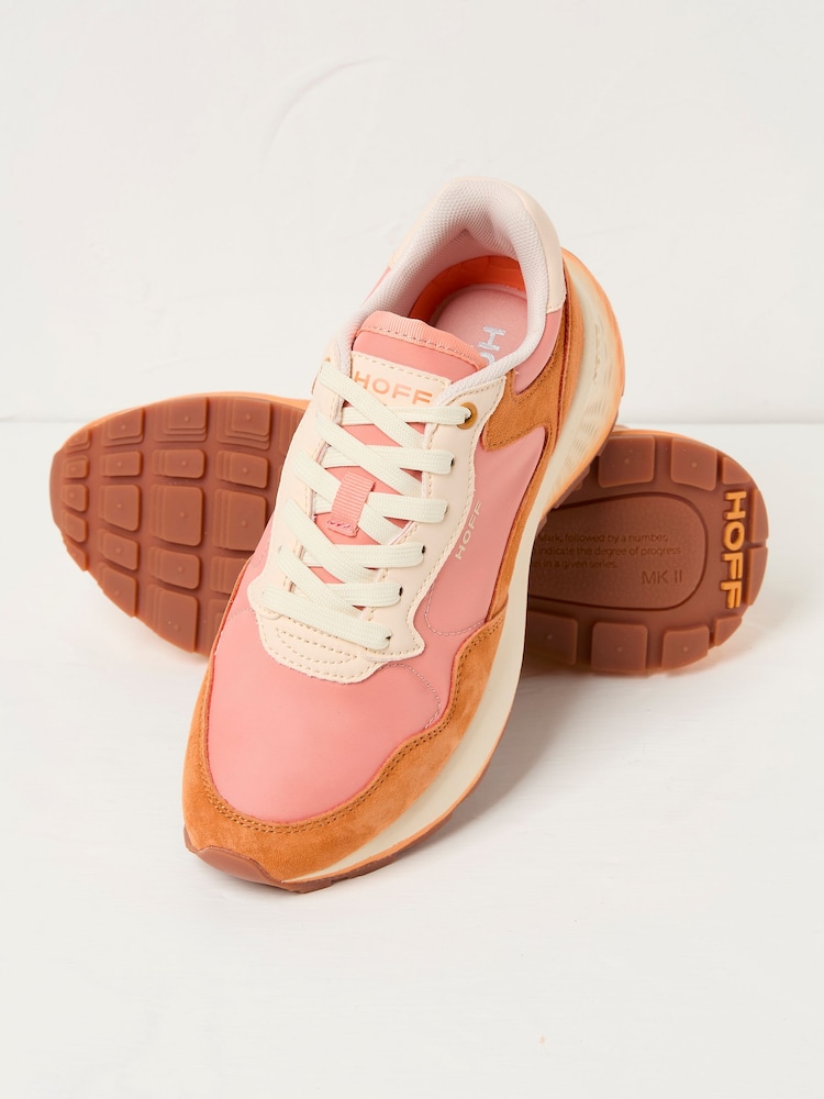 HOFF Pink/Orange Paris II Trainers - Image 3 of 3
