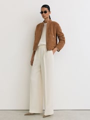 Reiss Erin Suede Stand-Collar Jacket - Kuva 4 / 7