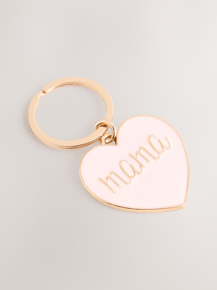 Gold Tone Mama Heart Keyring - Image 1 of 3