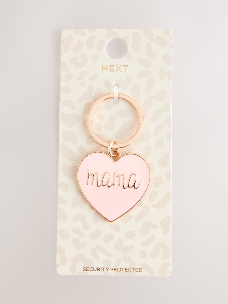 Gold Tone Mama Heart Keyring - Image 3 of 3
