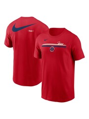 Fanatics Red 100% Cotton MLB Los Angeles Angels 2 Hit Speed City Connect T-Shirt - Image 1 of 3