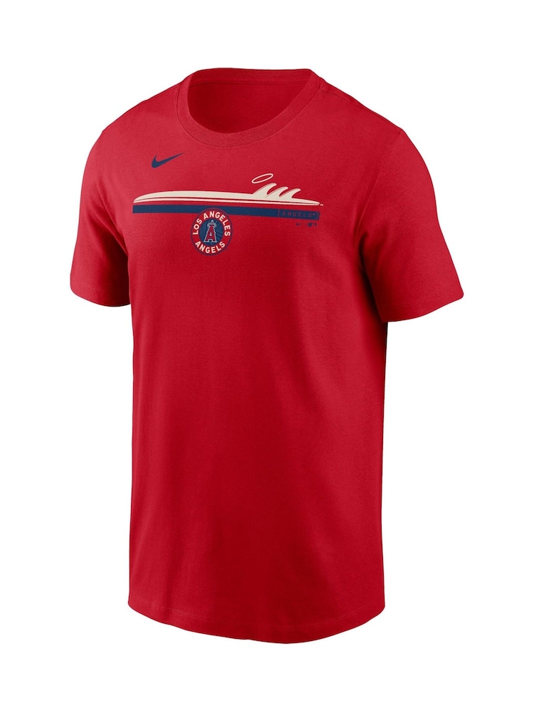 Fanatics Red 100% Cotton MLB Los Angeles Angels 2 Hit Speed City Connect T-Shirt - Image 2 of 3 Fanatics Red 100% Cotton MLB Los Angeles Angels 2 Hit Speed City Connect T-Shirt - Image 2 of 3