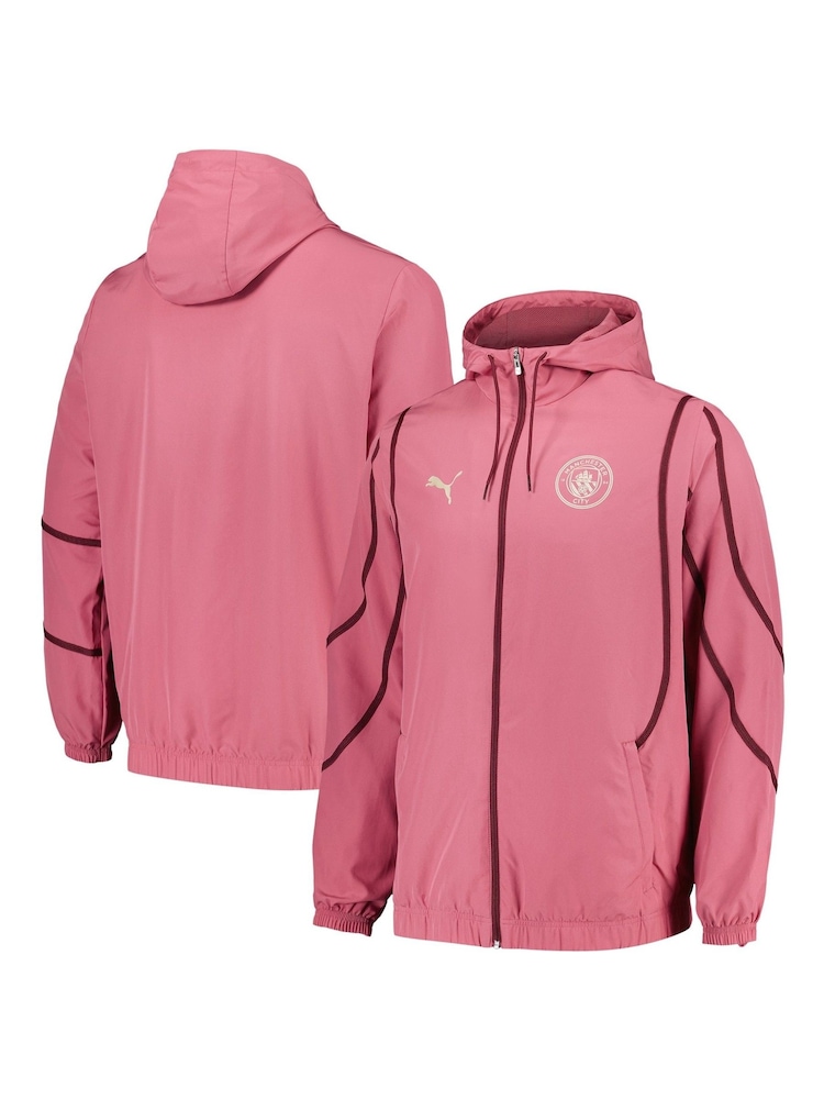 Puma Pink Manchester City Pre Match Jacket - Image 1 of 3