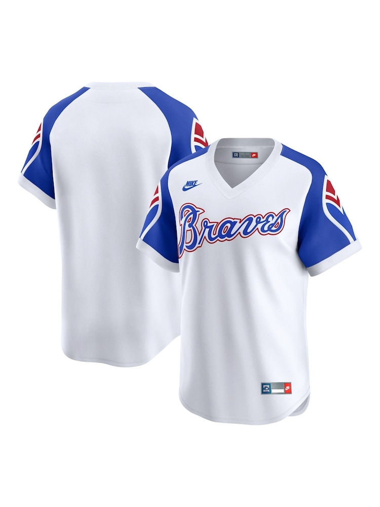 Fanatics MLB Atlanta Braves Limited Cooperstown 1974 White Jersey - Image 1 of 3