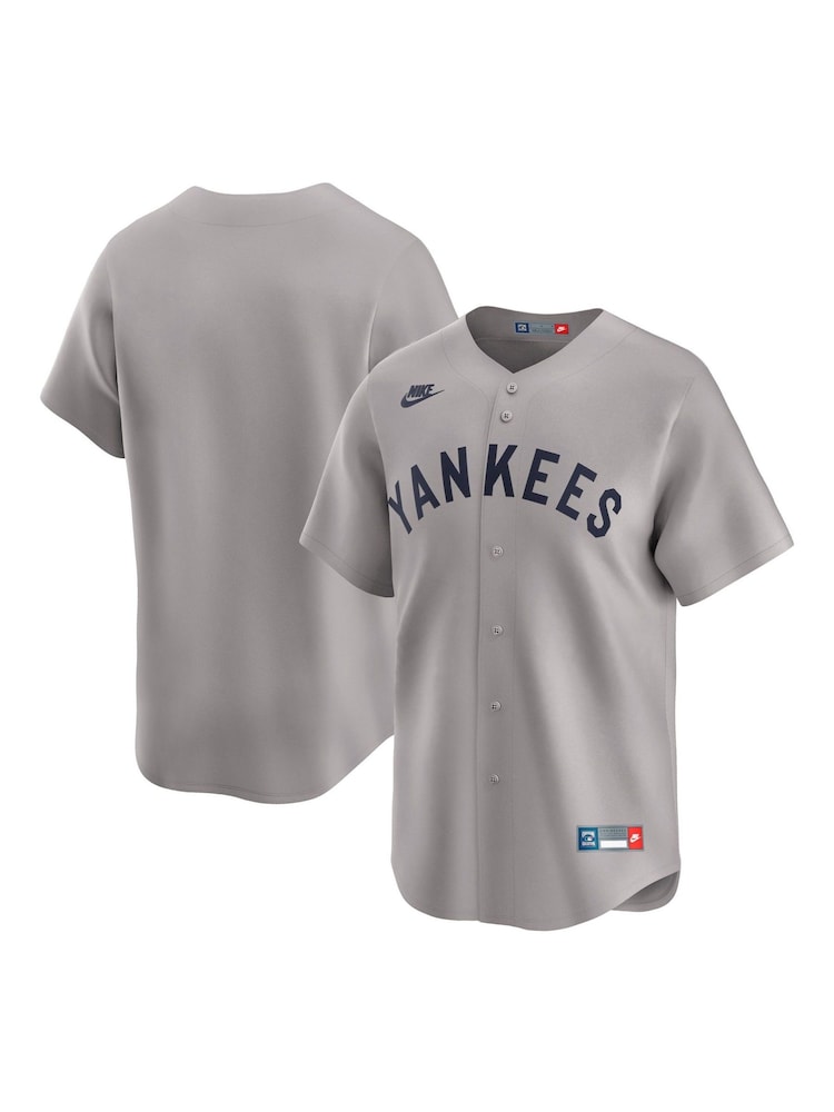 Fanatics Grey MLB New York Yankees Limited Cooperstown 1927 Jersey - Image 1 of 3