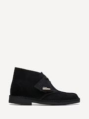 Clarks Originals Black Suede Desert Boots - Image 1 of 8