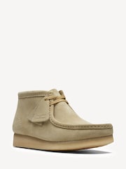 Clarks Originals Brown Maple Suede Wallabee Boots - Image 3 of 8