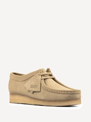 Clarks Originals Brown Suede Wallabee Shoes - Image 3 of 7