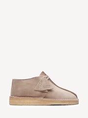Clarks Originals Natural Suede Desert Trek Shoes - Image 1 of 7