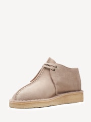 Clarks Originals Natural Suede Desert Trek Shoes - Image 4 of 7