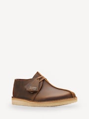 Clarks Originals Brown Beeswax Desert Trek Shoes - Image 3 of 8