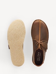 Clarks Originals Brown Beeswax Desert Trek Shoes - Image 7 of 8