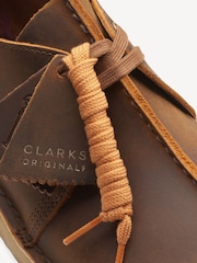 Clarks Originals Brown Beeswax Desert Trek Shoes - Image 8 of 8