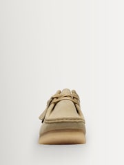 Clarks Originals Brown Maple Suede Wallabee Shoes - Image 3 of 8